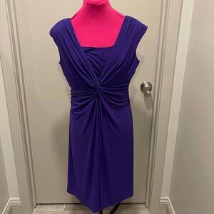 Chaps purple dress